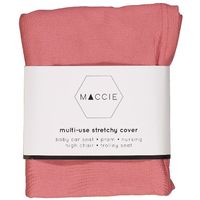 Maccie Multi-Use Stretchy Cover - Misty Pink (Ribbed)